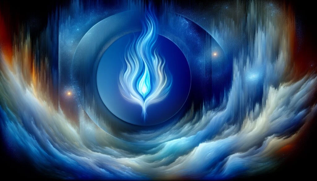 Blue flame spiritual meaning