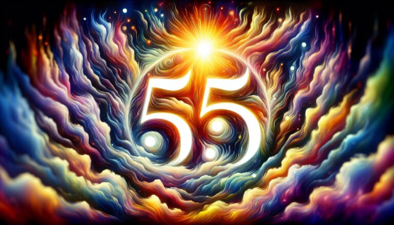 Number 55 spiritual meaning