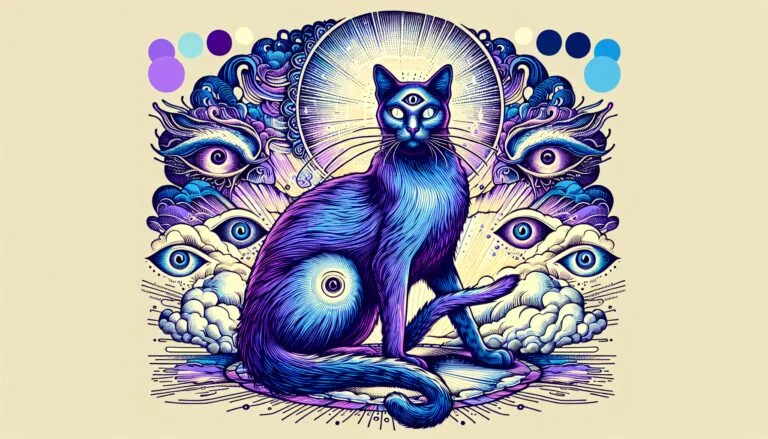 Spiritual meaning of 3 eyed cat