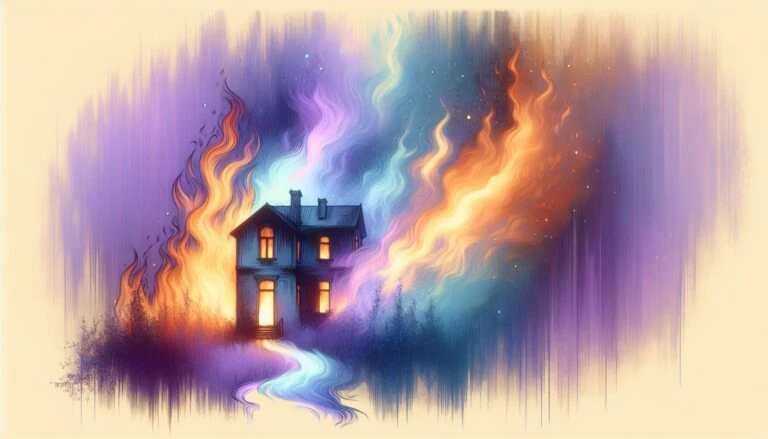 Spiritual meaning of house on fire