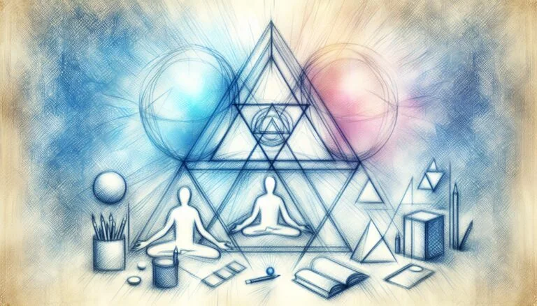 Spiritual meaning of 3 triangles
