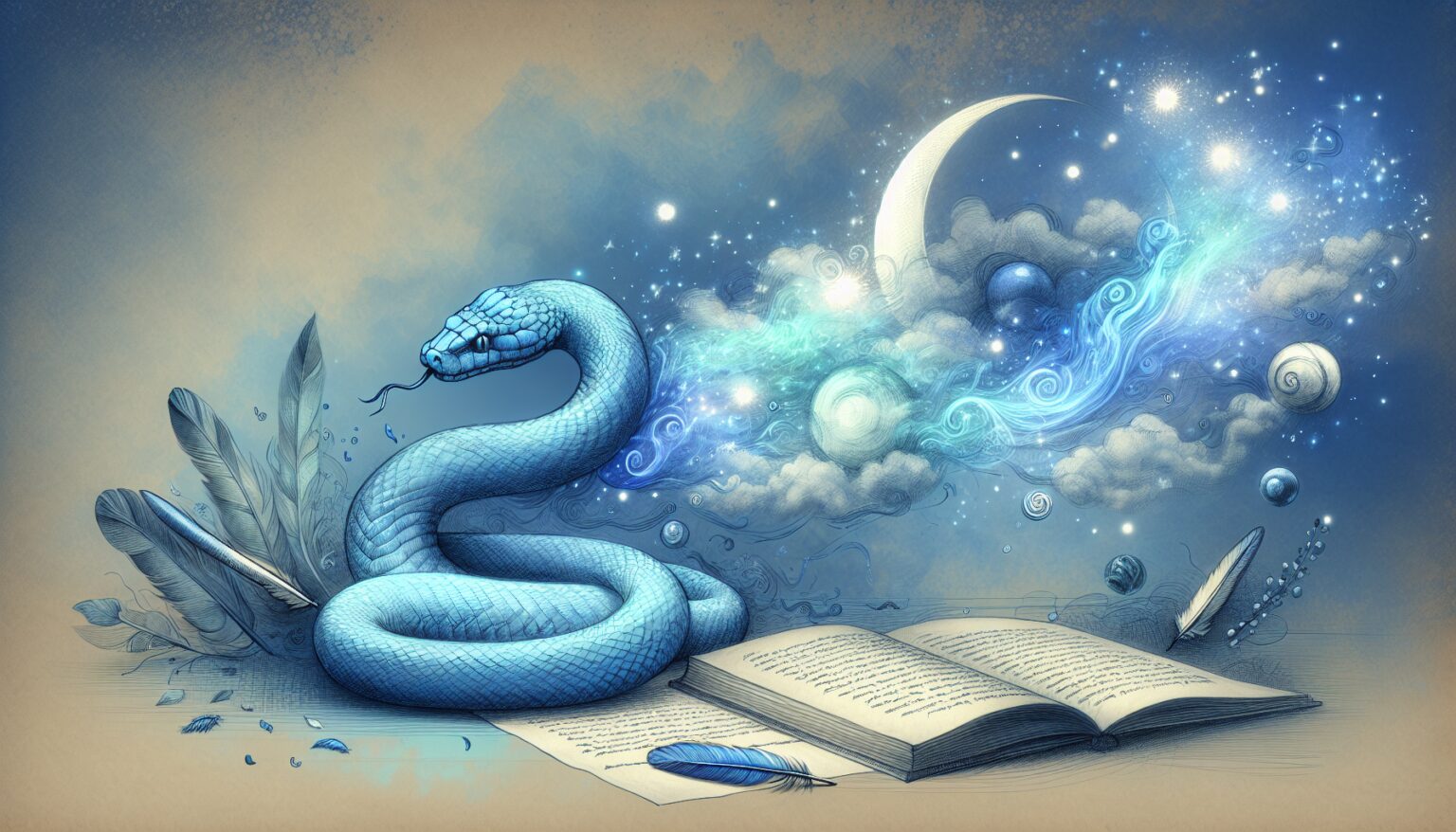 Spiritual meaning of blue snake