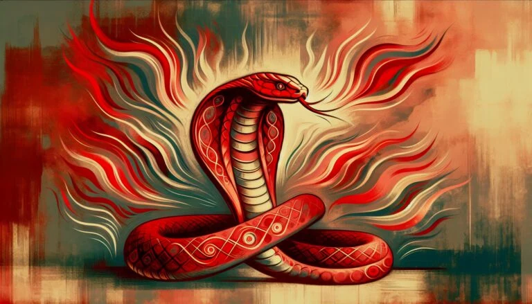 Spiritual meaning of red cobra