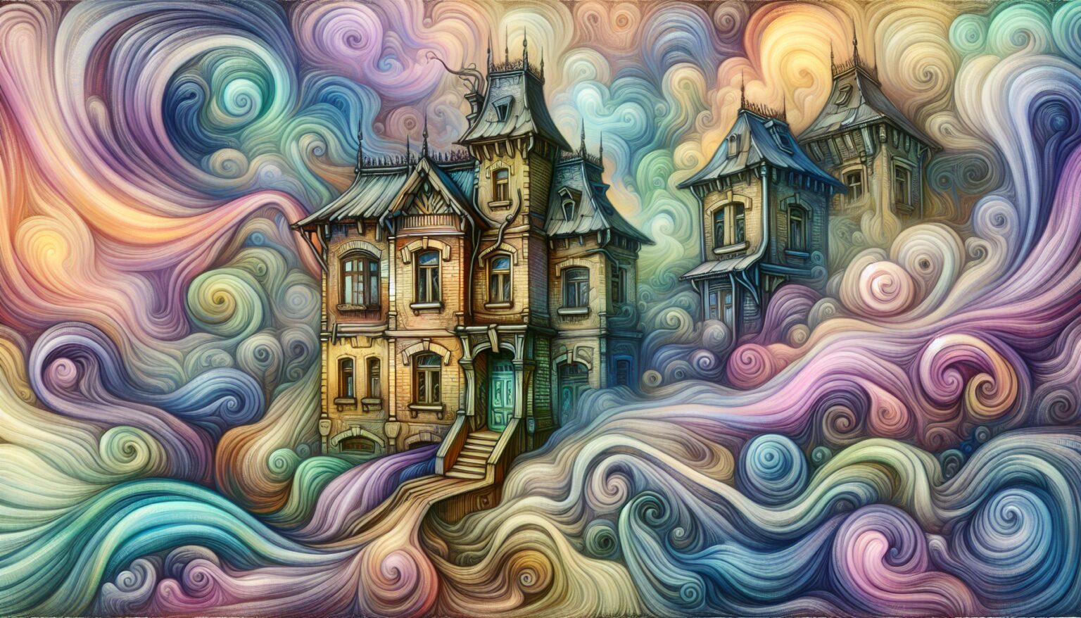 Exploring Twisted Old Homes in My Dream