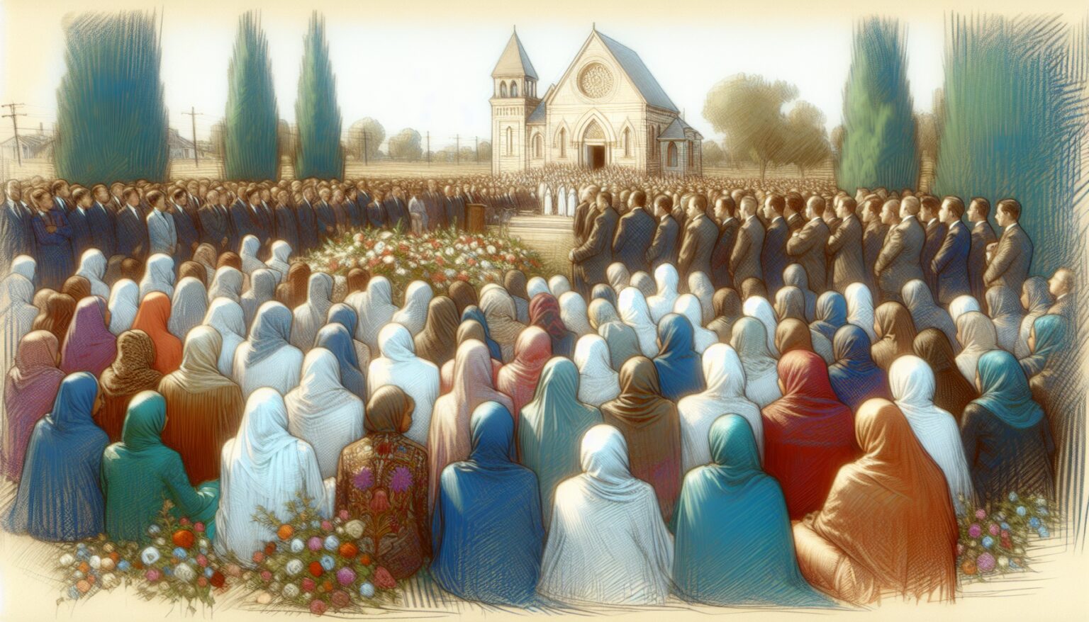 Funeral gathering spiritual meaning