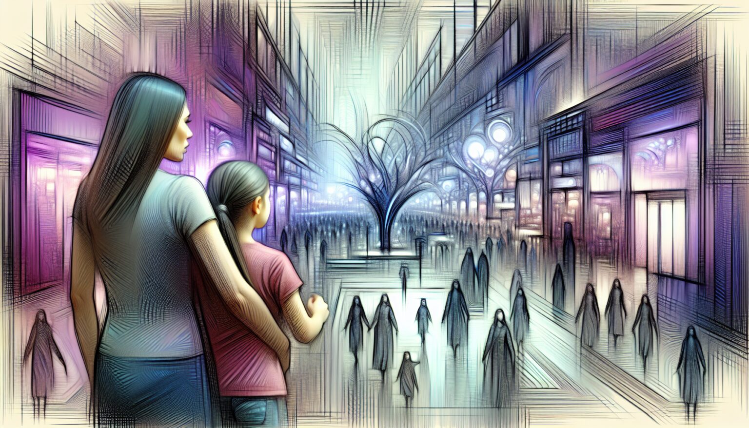 Mom Searches for Son in Big Scary Mall Dream