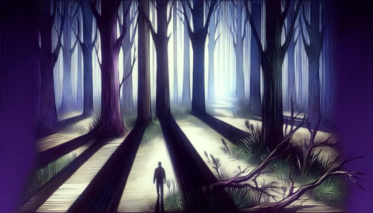 Scary Dream: Lost Alone in a Big, Dark Forest