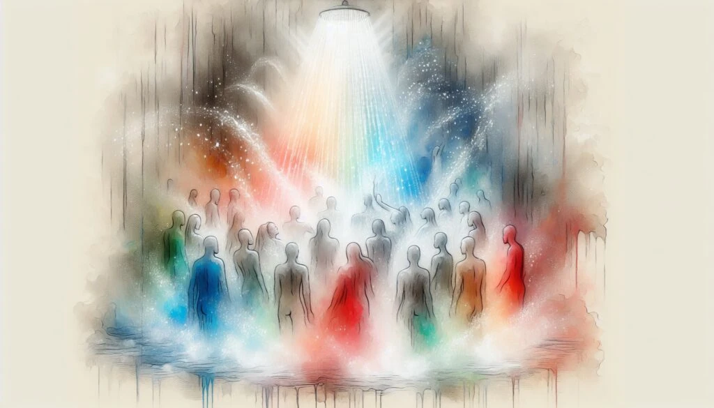 Shower spiritual meaning