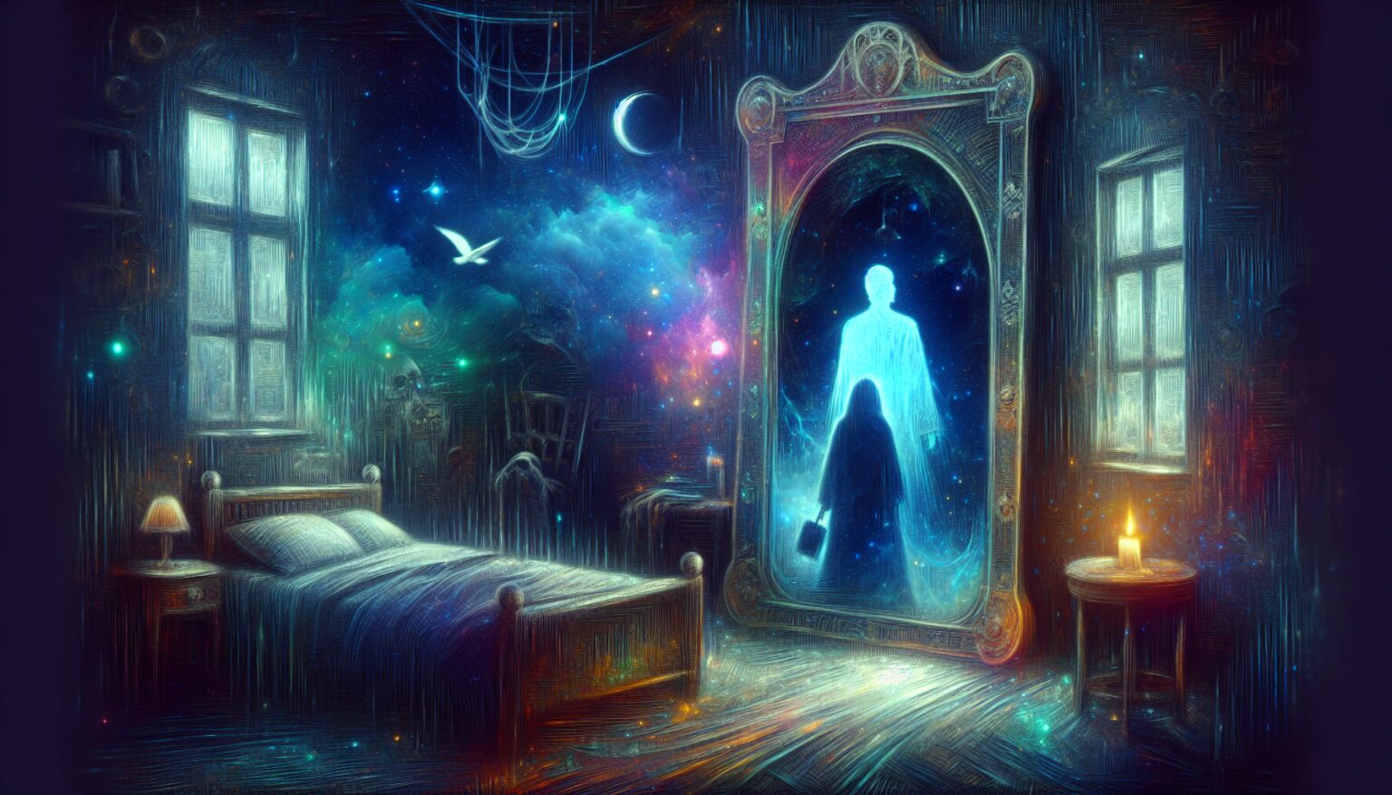 Uncle's Ghost Appears in Dream Scary Mirror