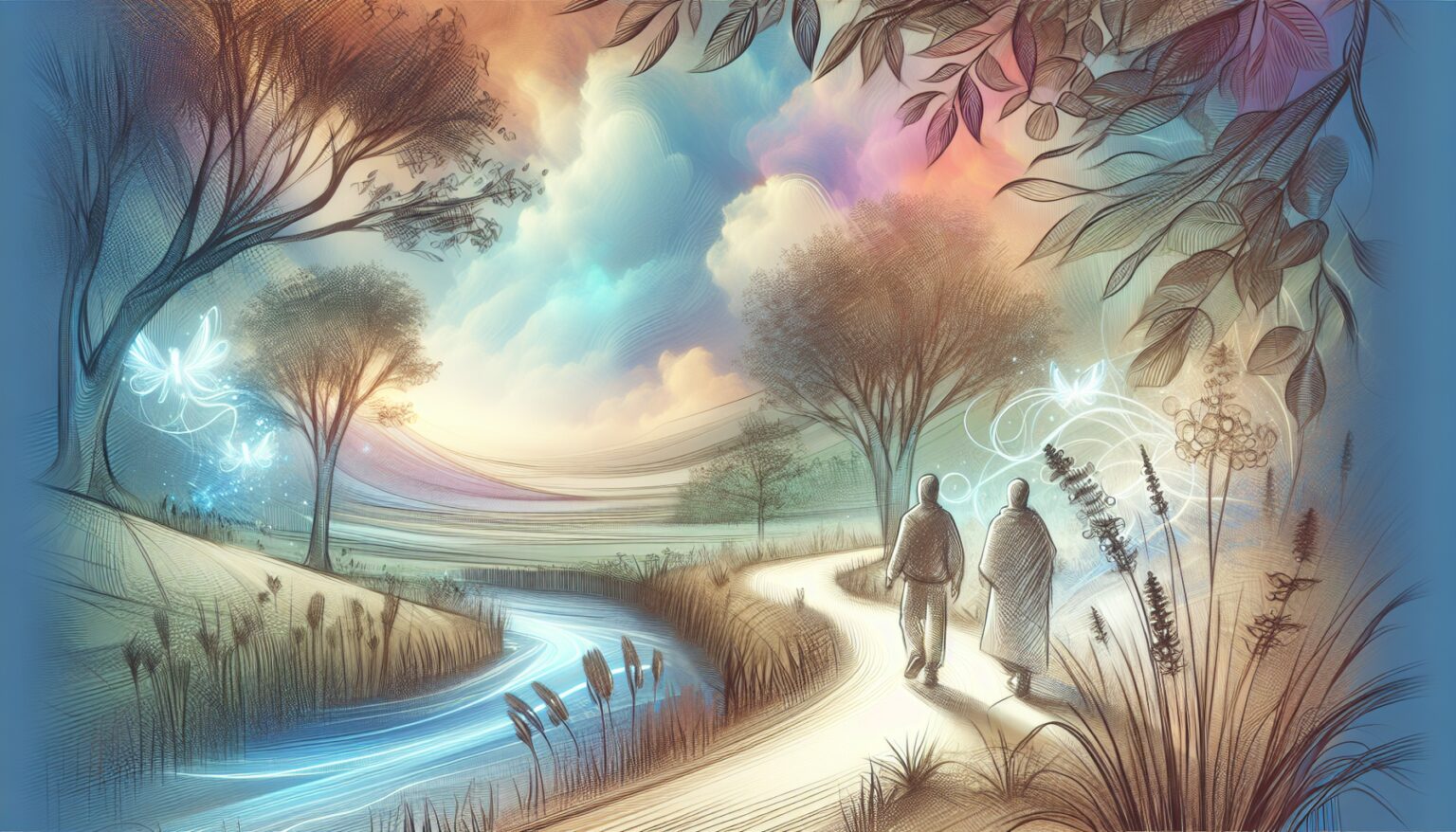 Walking with someone spiritual meaning