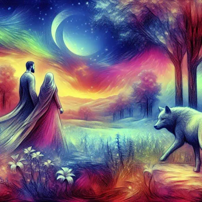 Dream of Love Interrupted by a Wild, Hungry Wolf