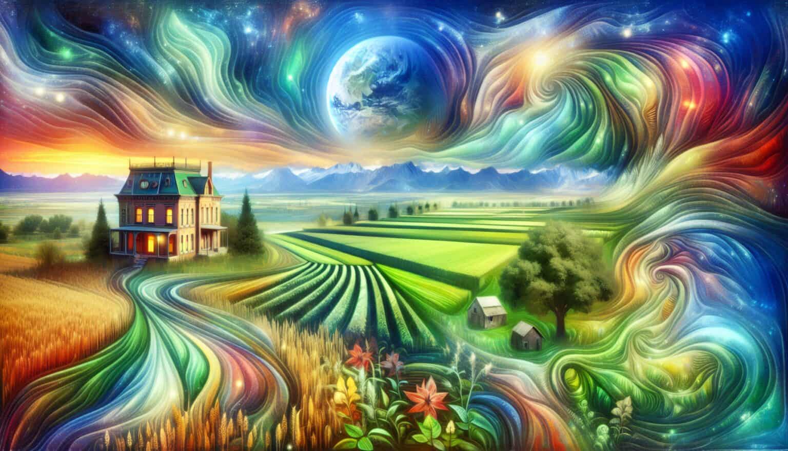 Soaring Dream: From Old House to Green Farms and Earth's Embrace