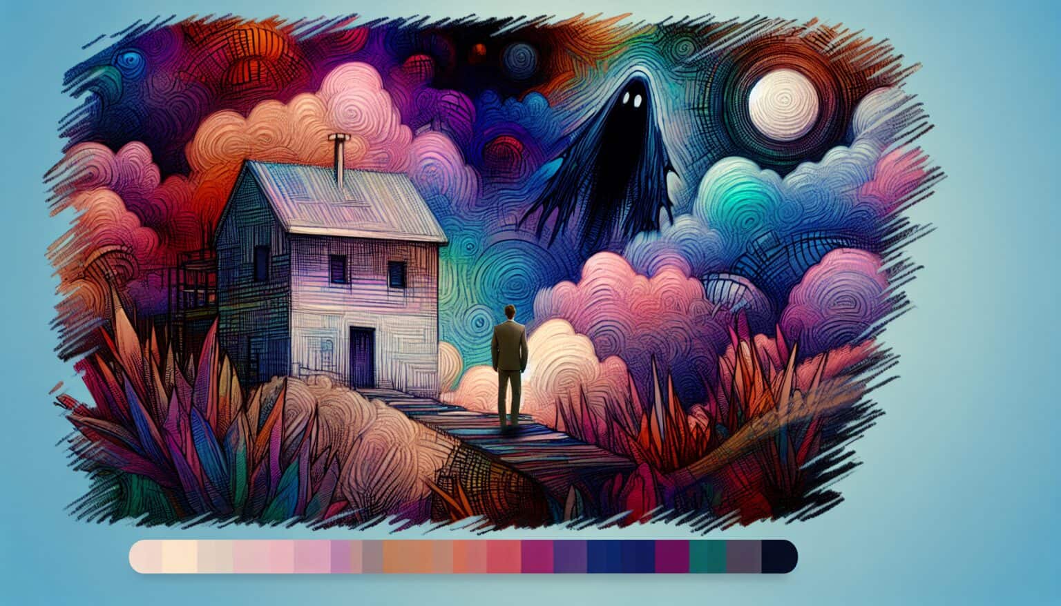 Exploring a Big Scary House in My Dream with Something Chasing Me