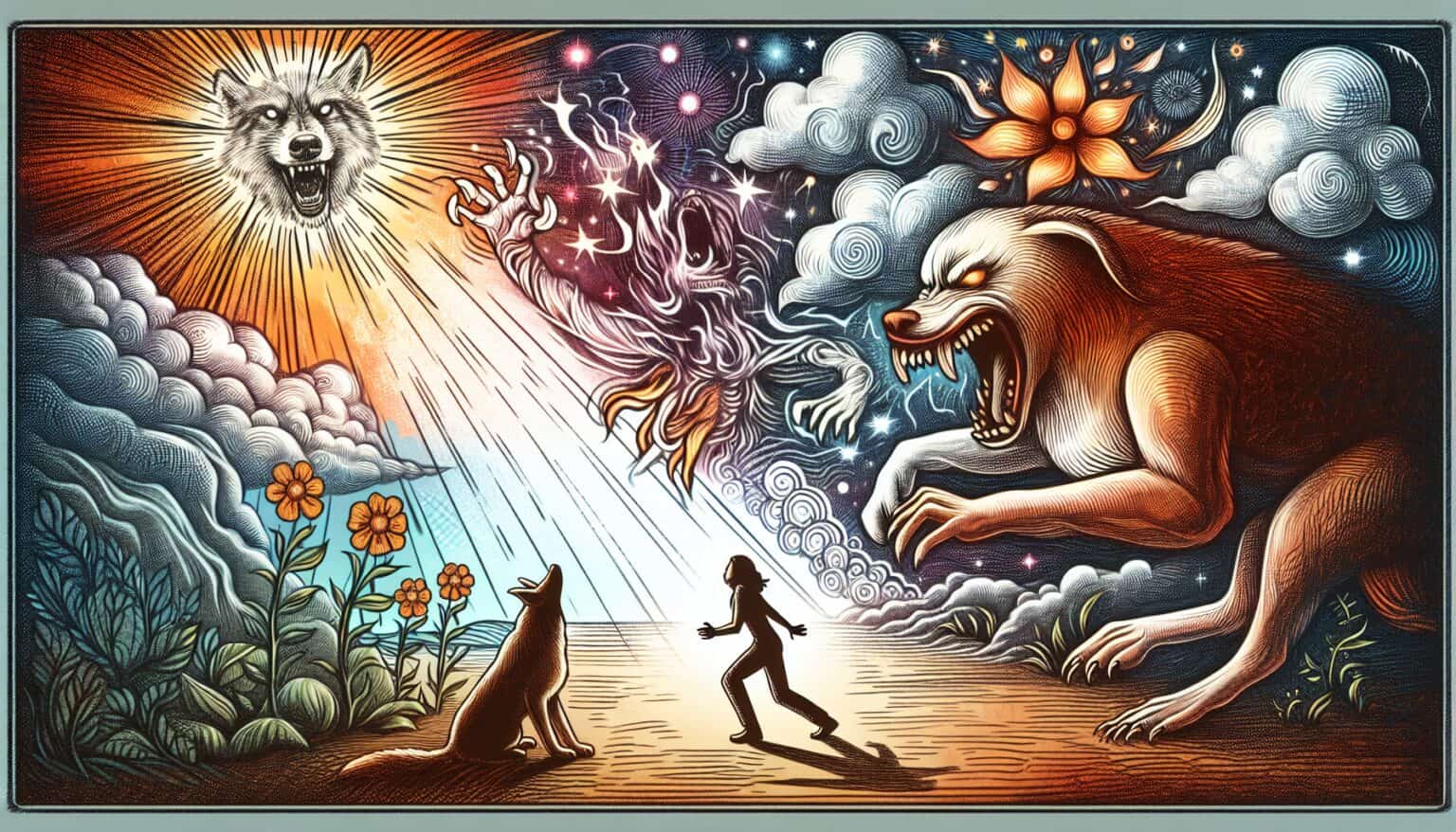 Facing Scary Dog in Dream Leads to Bravery and Growth