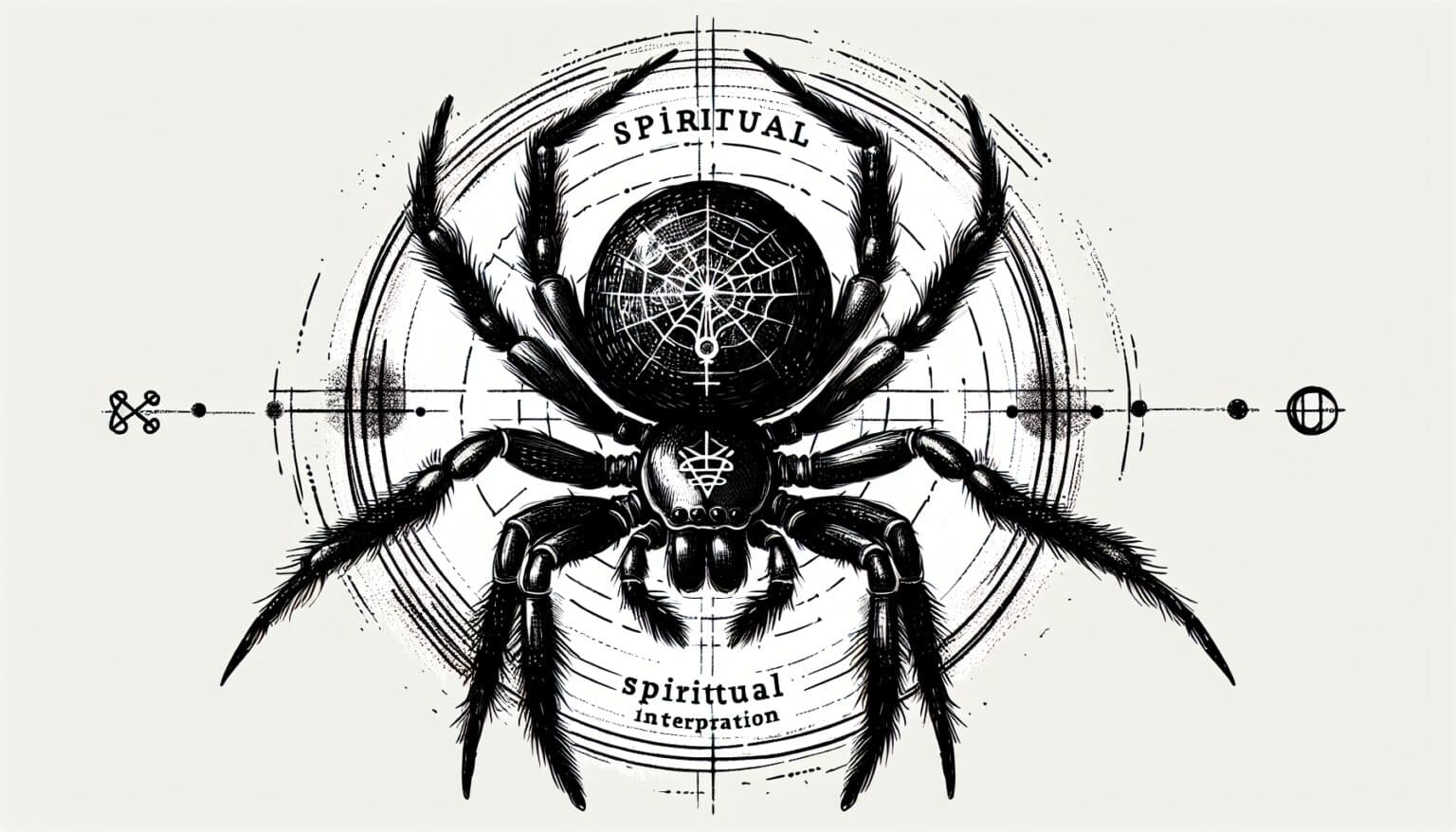 Black widow spider spirit animal