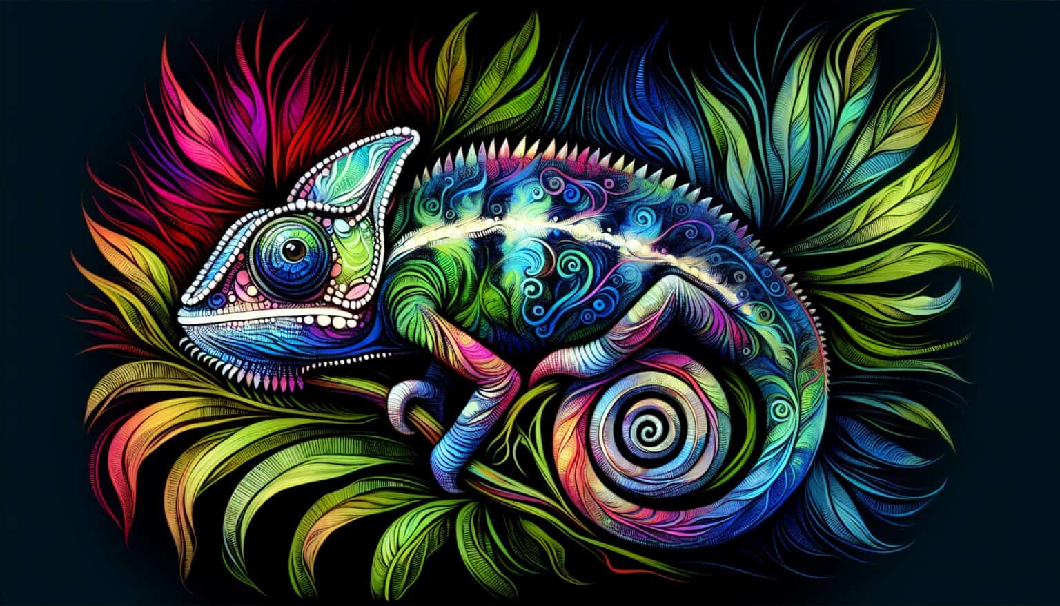 Chameleon spirit animal