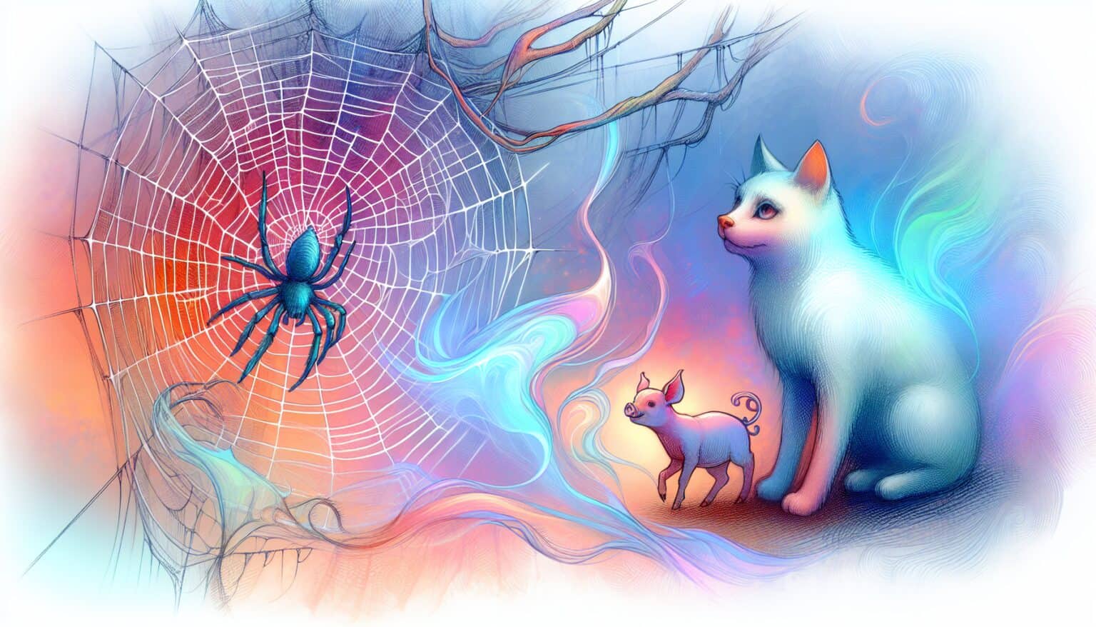 Dreaming of Spiders, a Cat, and a Piglet's Brave Dance