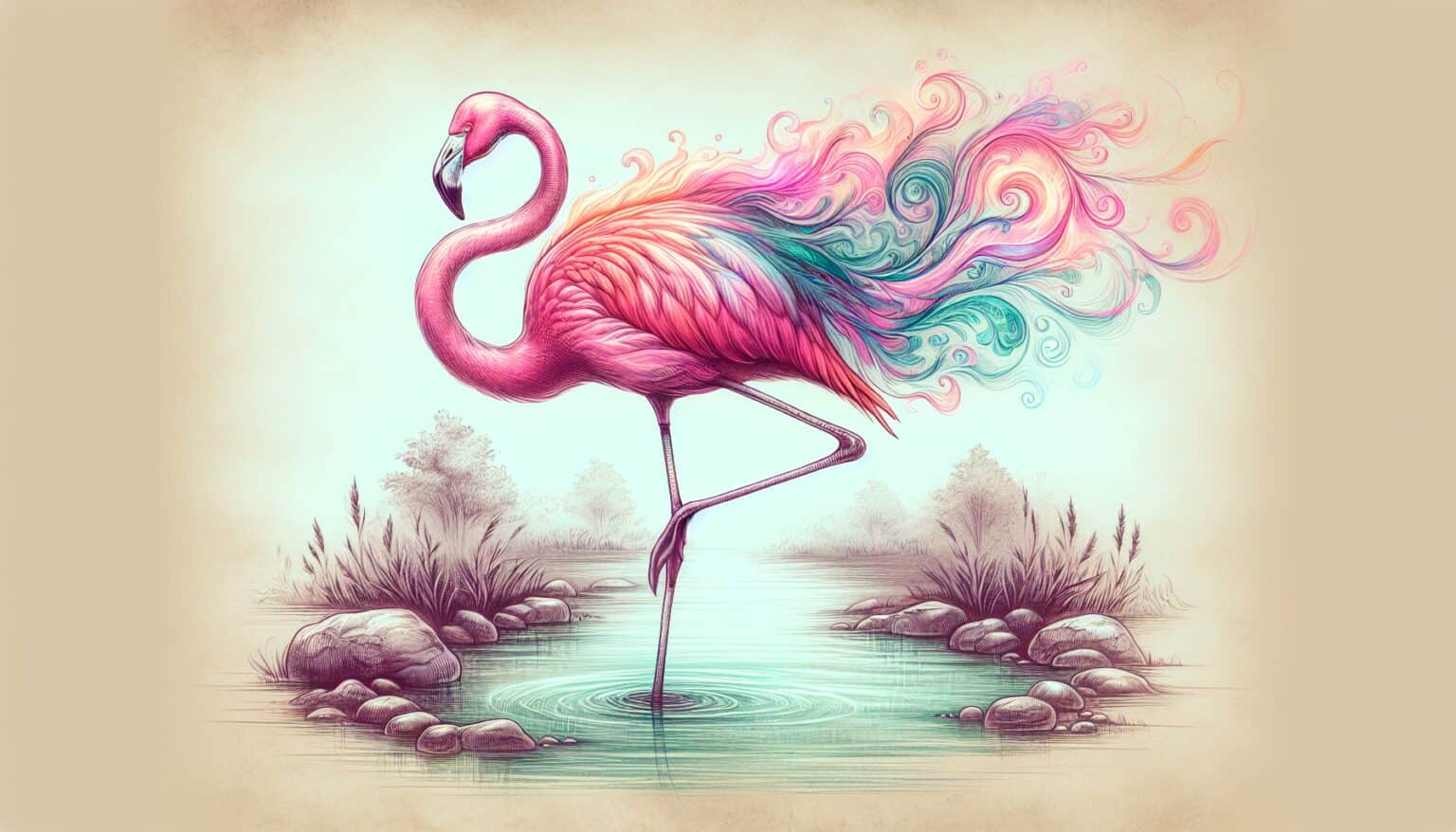 Flamingo spirit animal