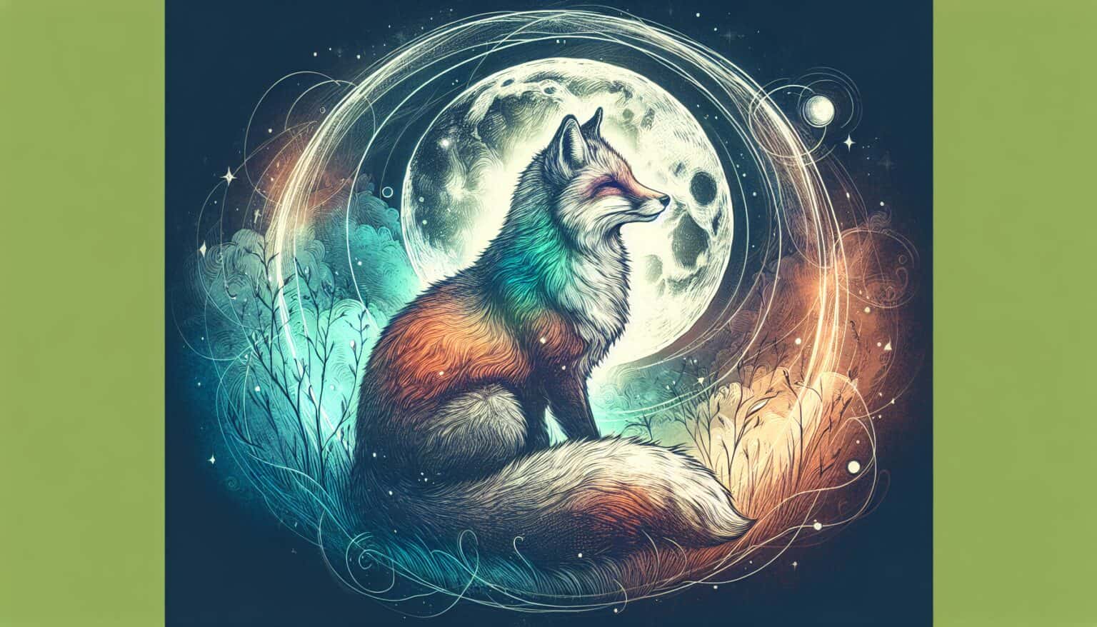 Fox spirit animal Fox spirit animal