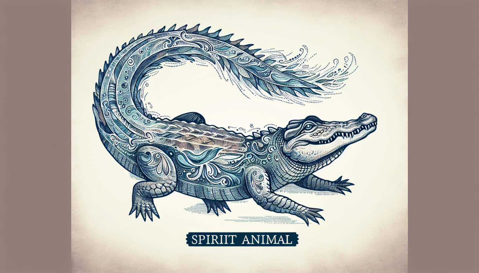 Fresh Water Crocodile spirit animal