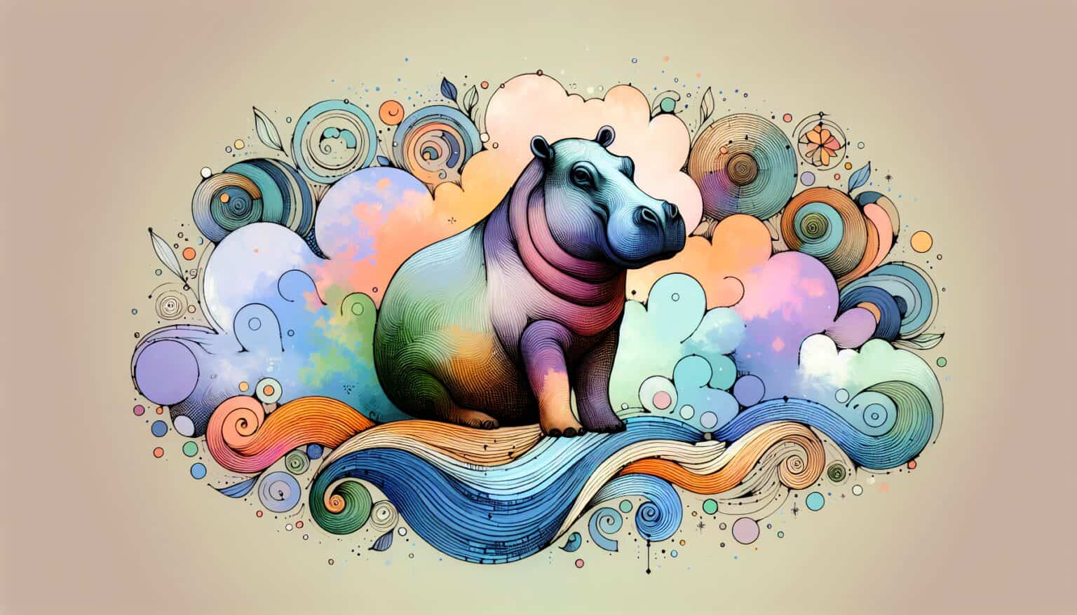 Hippopotamus spirit animal Hippopotamus spirit animal