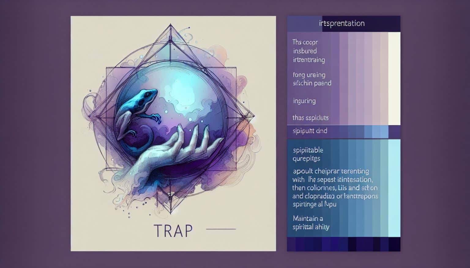 Trap spiritual meaning