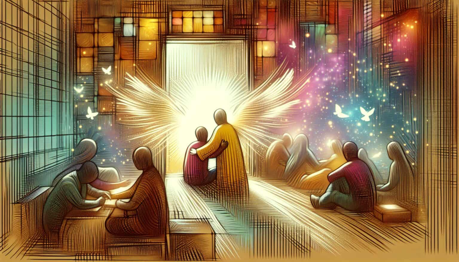 Dream: Getting a Yellow Coat and Hugs in a Tiny Room