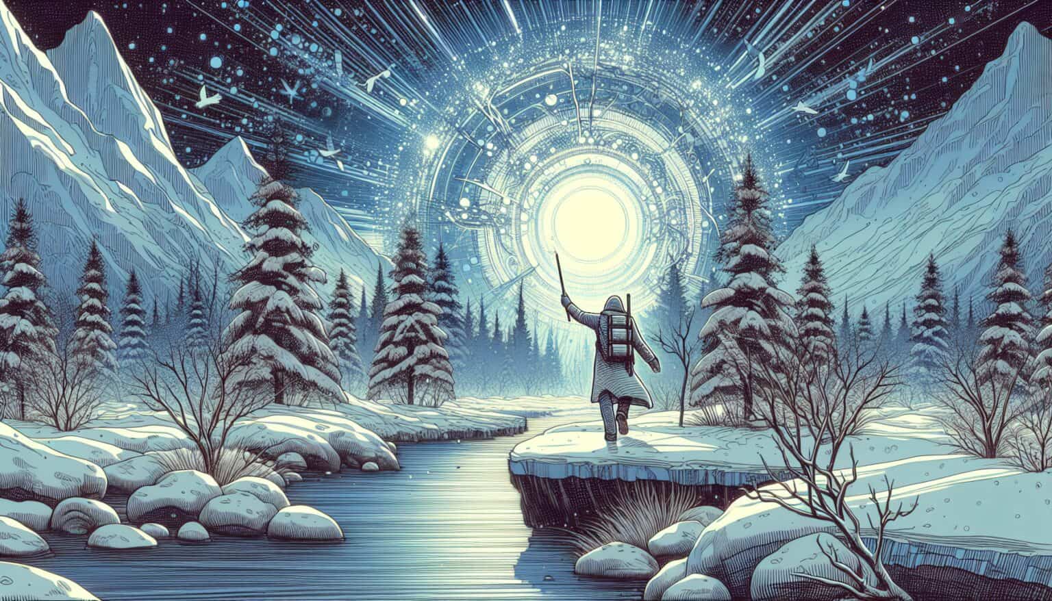 Dream Title: The Snowy Forest Mission to Save a Scientist