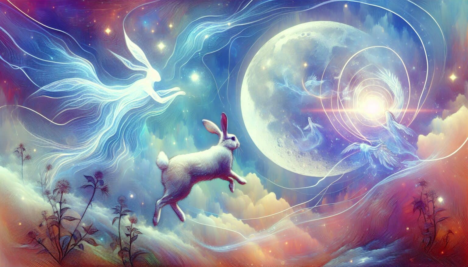 Dreaming about a Rabbit and a Moon Adventure