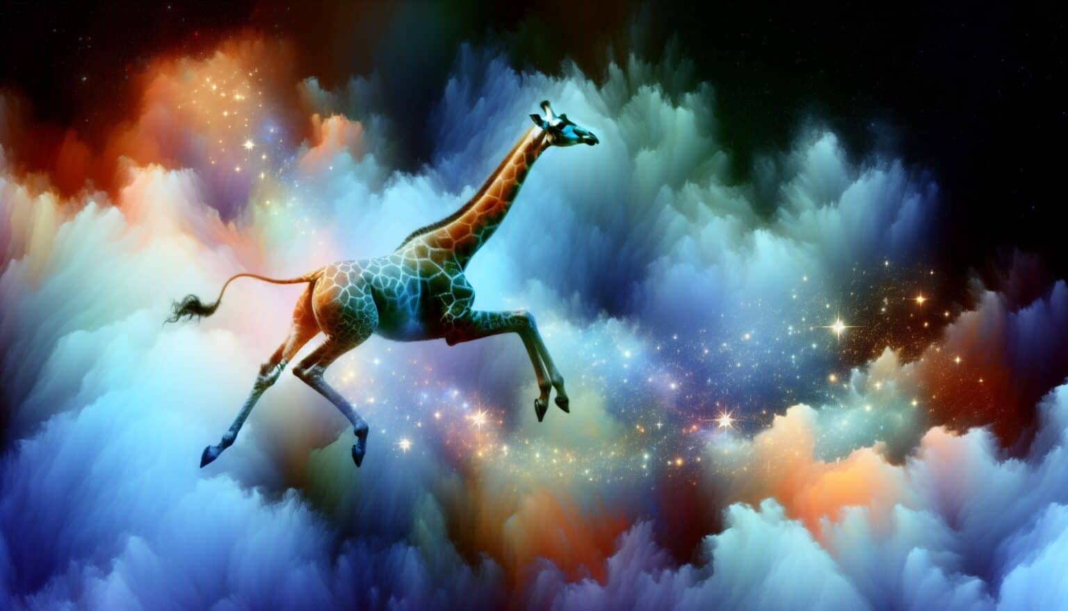 Jumping Giraffe and Lights Dream Meaning