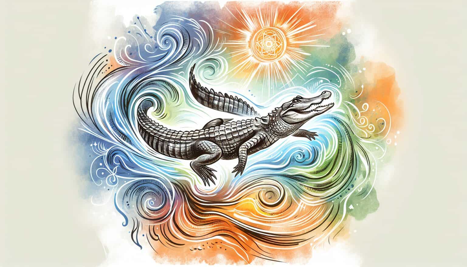 Salt water alligator spirit animal