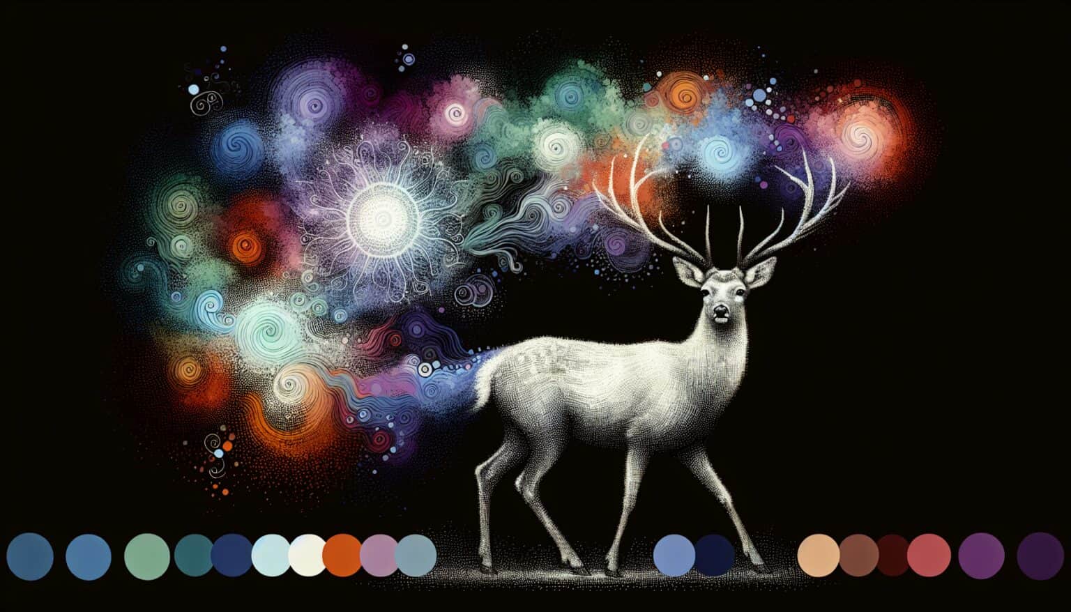 White tailed dear spirit animal