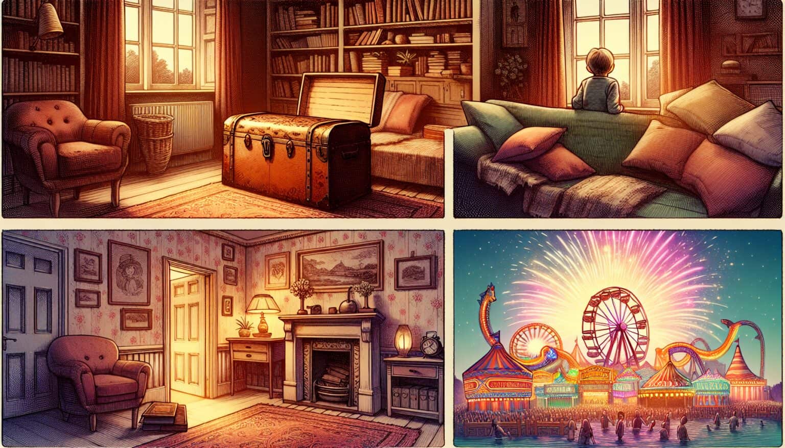 Finding Secrets in the Old Family House and Saying No to the Carnival