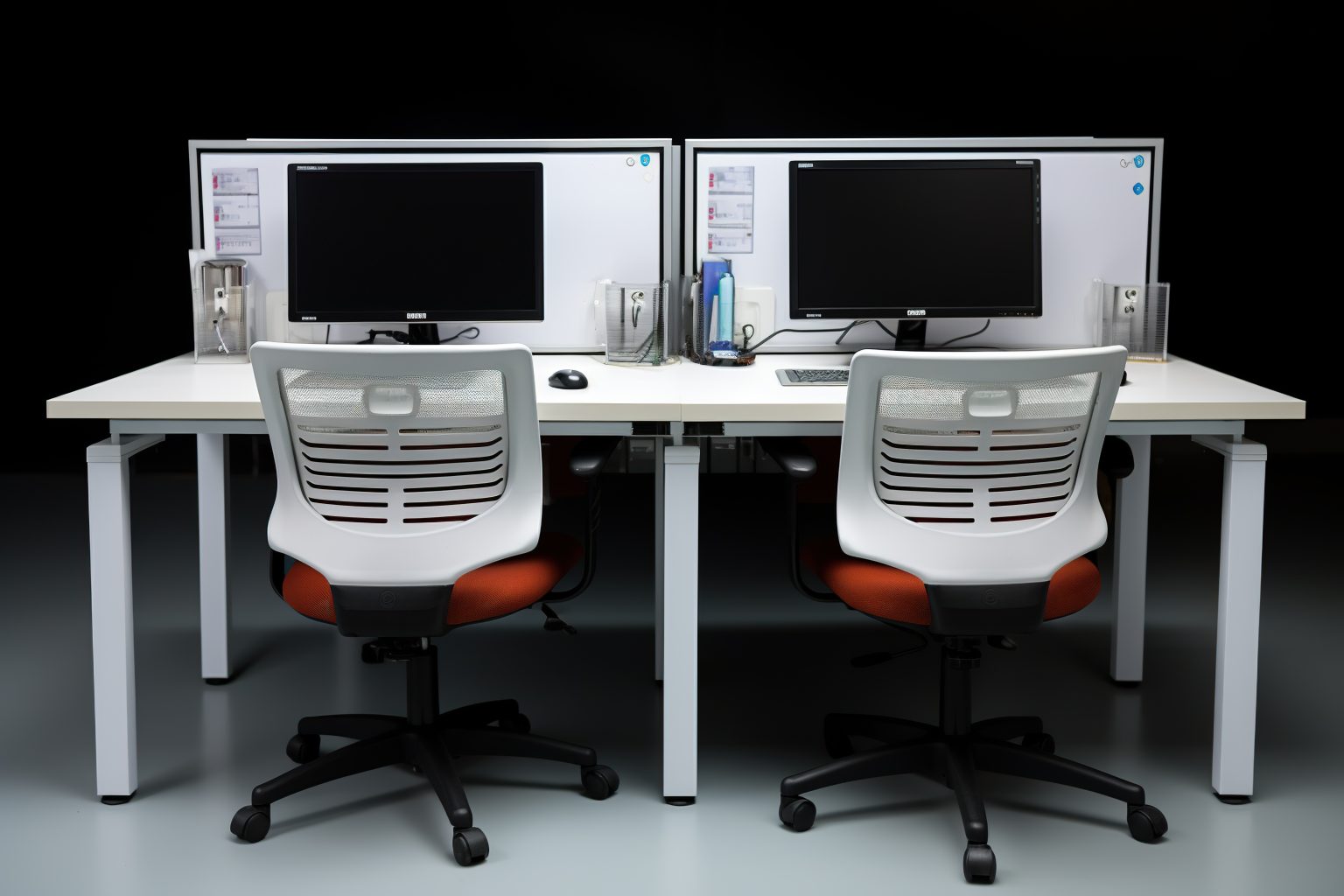 Work Area with a Two Person Desk