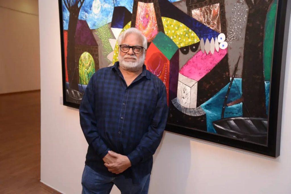 Symbolism and Color in Manu Parekh’s Artworks